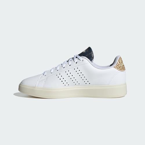 Image of adidas Womens Advantage Lace Up Sneakers Shoes Casual - White