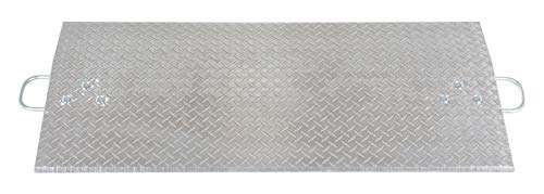 vestil e-4824 aluminum economizer dock plate usable 48 in x 24 in 38 in plate thickness 5200 lb capacity