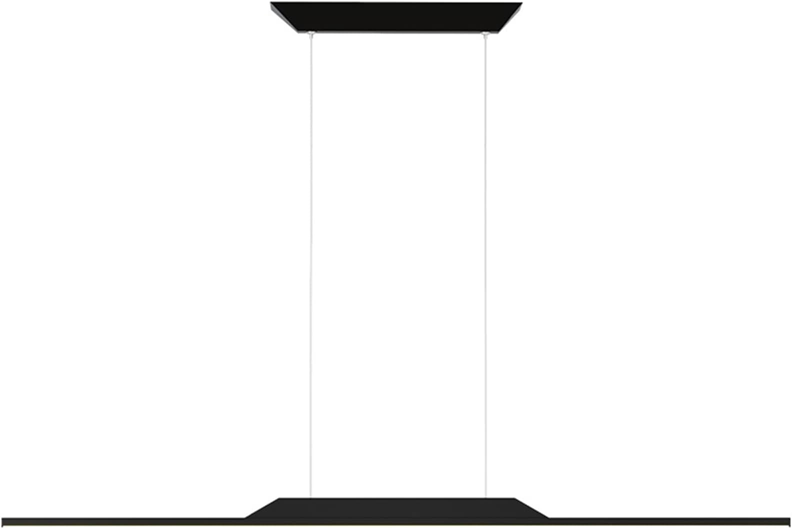 Modern LED Linear Pendant Light Adjustable Suspension Lamp for Pool Table Dining Room Kitchen Island Office 80cm Contemporary Design Lighting Fixture