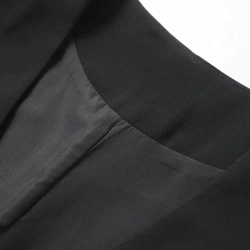 Chaleco ajustado sin mangas con cuello en V corte elegante de otoño 5
