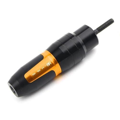 Protection échappement GSX8R anti-chute robuste et curseur orange