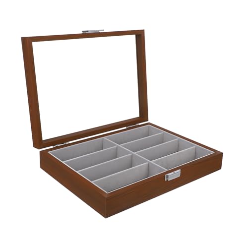 Boîte de rangement de lunettes de soleil avec compartiments pour éviter les rayures