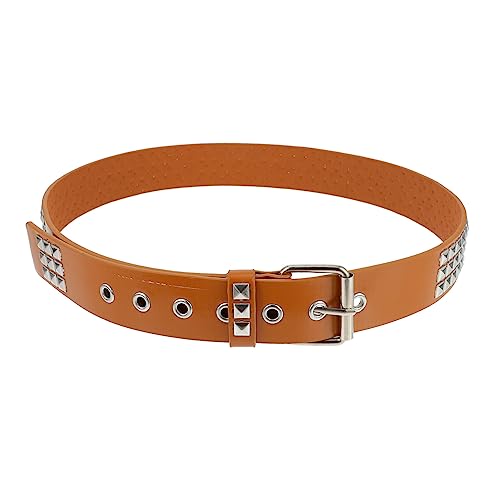 Decorative Rivet Belt Studded Belt Lightweight Fashionable Cinch for Daily Wear
