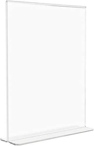 Weiliya GUANGGAOPAI123 Acrylic Sign Holder, A4 Clear Plastic Double Sided Picture Frames cover