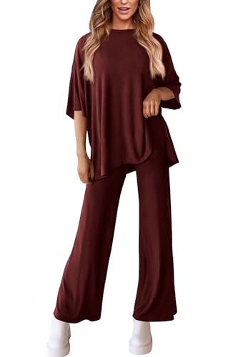 PRETTYGARDEN Two Piece Sets For Women Summer Fashion Lounge Matching Set 2025 Travel Vacation Airport Outfits Clothing