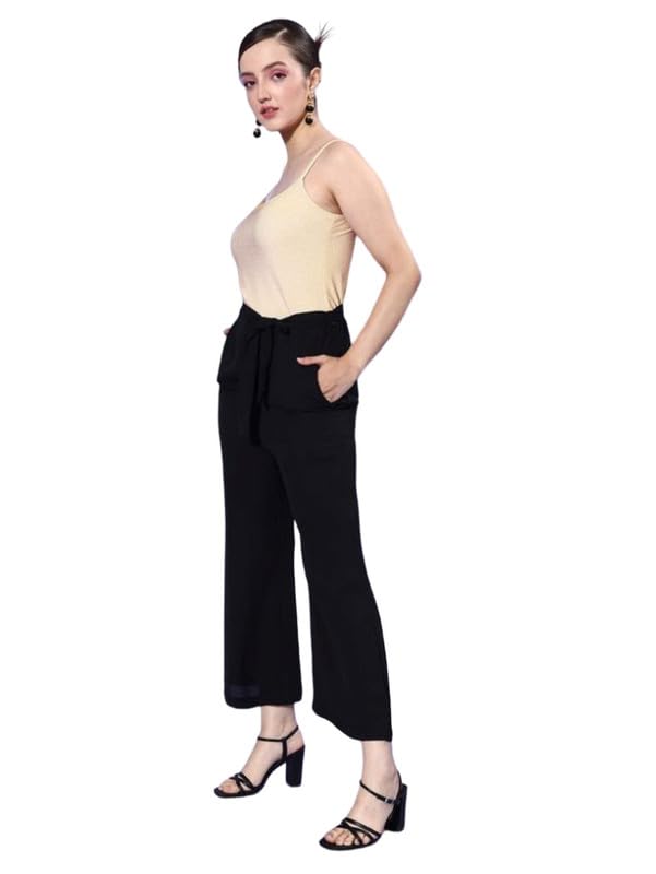 Tomar CreationWomen's Polyester Embellished Sleeveless Jumpsuit (Gold - Black, S)-PID61809-picture-24
