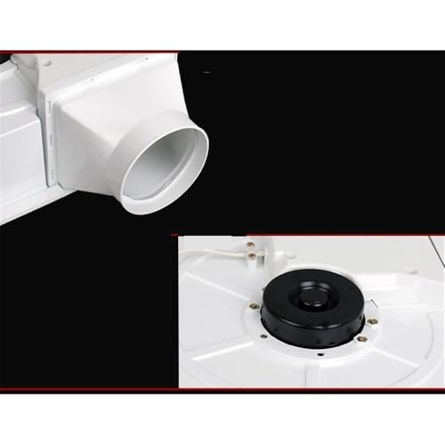 Ventilateur d'échappement de plafond intégré : performance et discrétion - 3