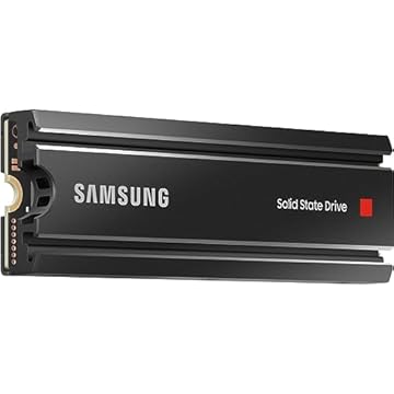 SAMSUNG MZ-V8P2T0CW 980 Pro 2TB, até 7.000 MB/s, PCIe 4.0 NVMe M.2 (2280), SSD interno com dissipador de calor para consola de videojogos, compatível com PS5, multicolorido