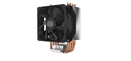Cooler Master Hyper H412R Dissipatore Aria per CPU - Raffreddamento Basso Profilo, Tecnologia a Contatto Diretto, 4 Tubi di Calore, Dissipatore Compatto con Ventola PWM 92mm - Compatibile AMD e Intel