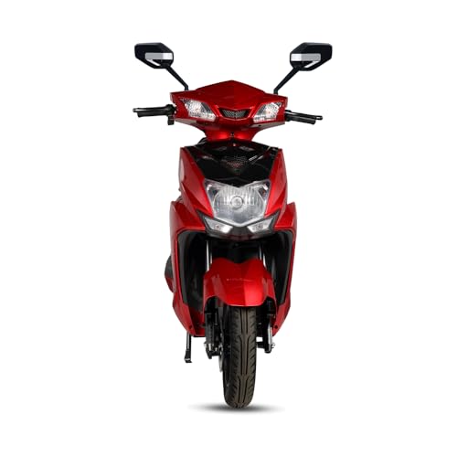 Image of MIOOX 60V*40AH Electric Scooter withLithium Battery, 110-120km Range, 40km /h Speed & 2Year Battery Warranty (Red)