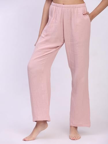 Image of B STORIES Women's Cotton Pyjama Set | Comfort and Relexed Nightsuit for Ladies