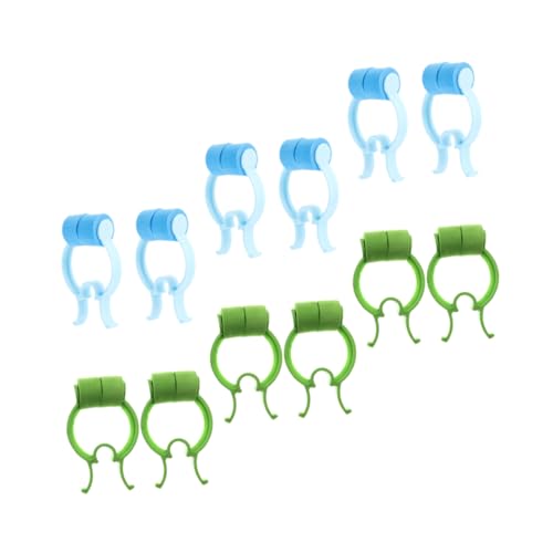 Baluue 12 Pack Nose Clip Stoppers for Nosebleeds Portable Nose Pincher Eva Pom Material for Home Travel