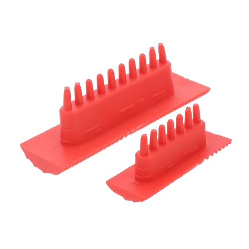 NULYLU 2pcs Wood Graining Tool for Realistic Wall Art Decoration Replaceable Wood Pattern Roller and Versatile Texture Tool for All Skill Levels