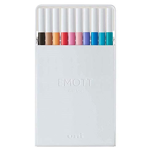 Caneta Extrafina, Uni-Ball, Emott Ever Fine, 58.3200, 10 cores