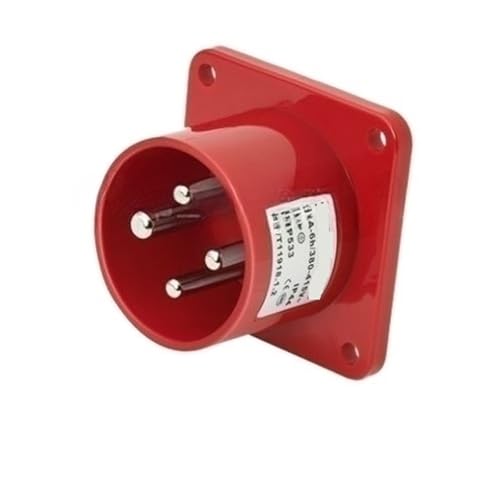 Connecteur industriel IP44 étanche aux projections pour machines 380V
