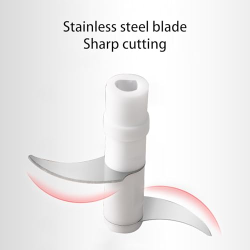 Manual de manejo - Chopper para ajo y verduras, mini manivela picada, robots de comida portátiles para el hogar | Pequeño helicóptero para comida, ajo compacto manual compacto y cebolla - imagen 5