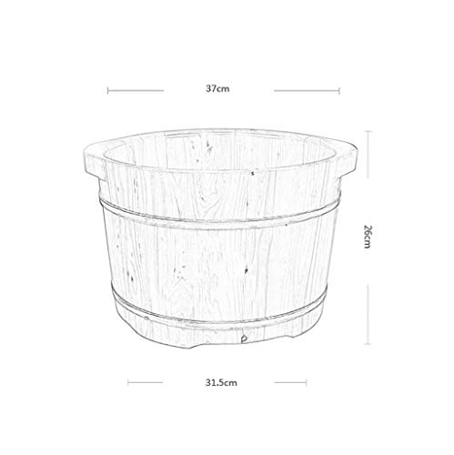Cubo de Sauna de Madera para Pies miniatura 3
