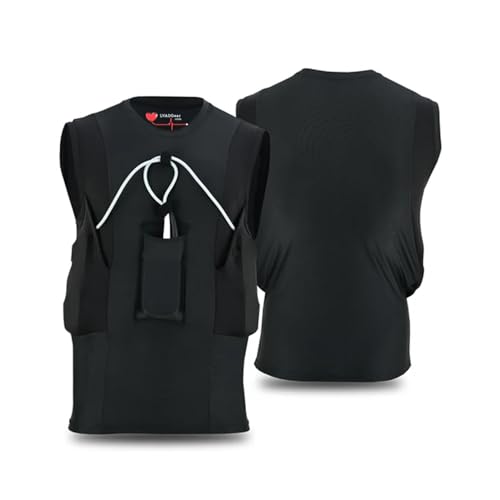 LVAD Mens Tank Top for HeartMate | Ultrathin Spandex Mesh Fabric | Designed for Comfort & Safety