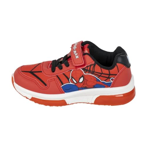 Marvel Spiderman Chaussures pour Garçon, Chaussures de Sport Avengers Baskets pour Garçon, Taille EU 30