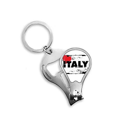 Coupe-ongles rectangulaire J'aime l'Italie pour pieds et mains