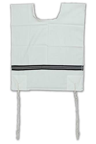 TALITANIA Chabad tzitzis Wool tallit katan tzitzit kesher chabad Avodas Yad with Packaging and Tying by Peer hatchelet (Mens Size 28" (Israeli Size 8))