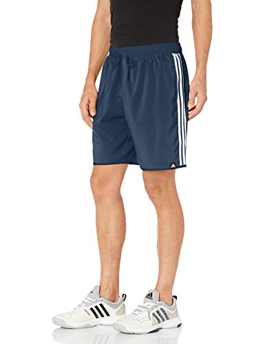 adidas mens 3-Stripes CLX Swim Shorts Crew Navy/White Medium