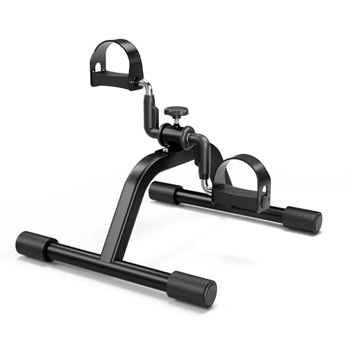 Image of RYGEO Pedal Exerciser Mini Exercise Bike for Leg and Arm Recovery Exercise Lightweight and Portable Floor Bike