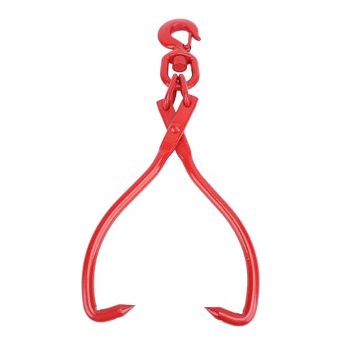 Pinzas para troncos de 16 pulgadas, agarrador de troncos, pinza para troncos, pinzas para registro, hechas de acero resistente, diseño ergonómico, diseño de rueda universal, fácil