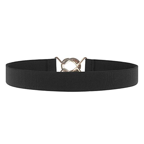 Syuer Women Stretchy Skinny Waist Belt Simple Style Elastic Belt For Jeans Dresses (L-Xl (30”-36”), Black) #TOP1
