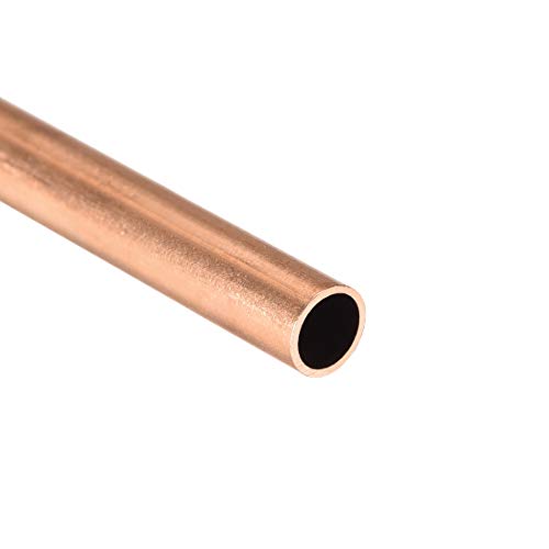 uxcell Copper Round Tube, 6mm OD 0.5mm Wall Thickness 300mm Long Straight Pipe Tubing 2 Pcs by uxcell - Image 3