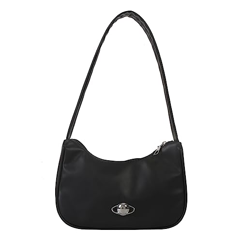 Sac sous le bras en cuir pour femme petit sac à main hobo zippé léger