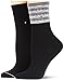 Produktbild Tommy Hilfiger Womens Folk Stripe Tencel Women's Classic Sock, Black, 39/42