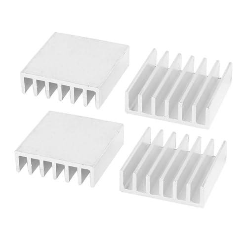 Radiateur en aluminium 20x20x6mm pour refroidissement de puce électronique x10