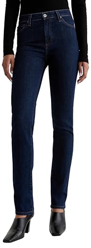 AG Women's Mari Mid Rise Straight Extended Inseam2
