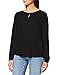 Produktbild ICHI IHMAJA LS Damen Longsleeve Langarmshirt Shirt Blusenshirt, Größe:L, Farbe:Black (10011)