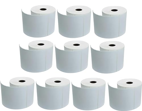 MD Labels Thermo Etiketten 50x30mm – 1000 Stück auf Rolle – Weiß