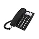 SPC Original – Tisch- oder Wandtelefon, mit großen, leicht zu bedienenden Tasten, 3 Direktspeicher, extra Laute Klingellautstärke, Wahlwiederholung, Farbe Schwarz