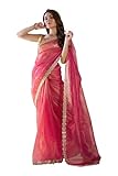 Kaari Sari pour femme, rose, taille unique