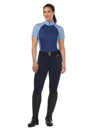 Image of Kerrits Women's Coolcore Full Leg Grip Horse Riding Tights - Cooling Equestrian Leggings, Silicone Grip, Pockets