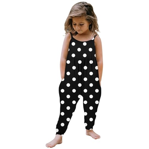 Junsyuffk AND ME HOSPITAL OUTFITS BABY GIRL RED Colorful Romper Toddler Baby Girls Romper Sleeveless Spaghetti Strap One Piece Jumpsuit Cute Polka Dot Print Outfits cover