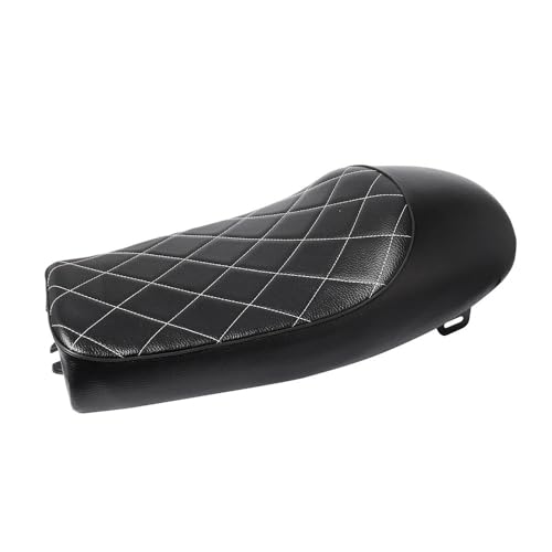 Asiento de repuesto para motocicleta para solucionar el desgaste con cuero sintético plano