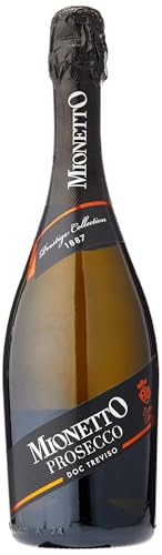 Mionetto Prosecco Spumante DOC Treviso Extra Dry Wine, 75 cl (Pack of 6)