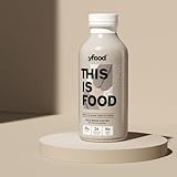 yfood coffee | batido sustitutivo | THIS IS FOOD drink | 34g de proteínas, 26 vitaminas y minerals (12 x 500 ml)