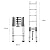 PAIFA Ladders,Telesladder Thickened Aluminum Alloy Loft Ladder Easy to Carry Multifunction Foldable Straight Ladder for Outdoor Indoor Roof Work/20Ft/6M