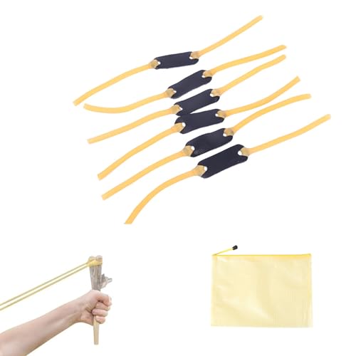 Gomas para Tirachinas, Bandas de Goma para Tirachinas, Goma Tirachinas, Gomas para Tirachinas de Caza, Goma Elástica para Slingshot, Slingshots Band, Gomas para Tirachinas Professional, 6 Tiras