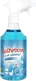 Spray limpiador multiusos sin enjuague, limpiador de espuma para baño, limpiador descalcificador para baño, potente quitamanchas, para porcelana y encimeras de baño