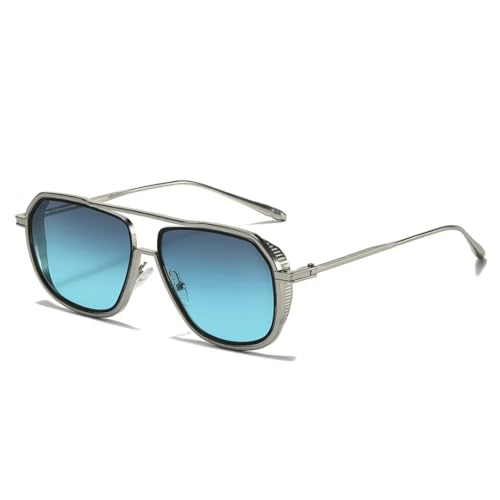 Lunettes de soleil rétro punk femme monture tendance look y2k vintage noire
