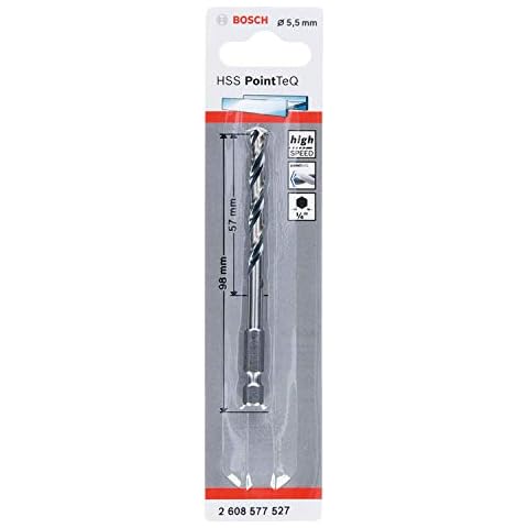 Bosch Professional PointTeQ Hex Drill Bit for Metal Cover