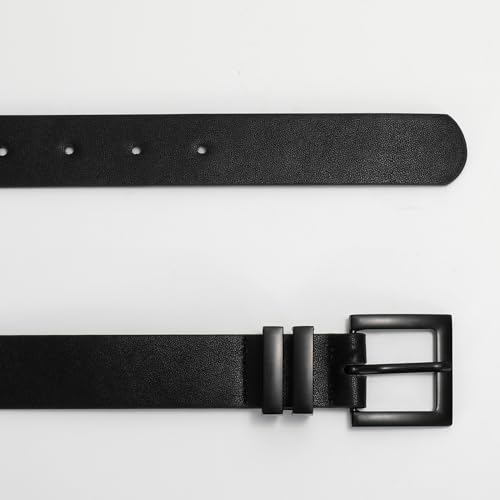 Women's Leather Belt for Jeans Pants Dresses Fashion Ladies Belt Square Gold/Silver Buckle Waist Belt for Women 6