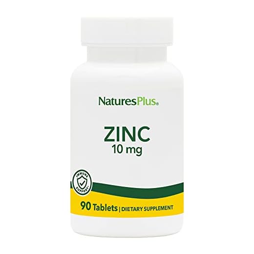 NaturesPlus Zinc Tablets - 10 mg, 90 Vegetarian Supplements - Immune System Supplement for Cellular Growth & Repair - Promotes Healthy Digestion, Metabolism & Vision - Gluten-Free - 90 Servings